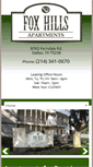 Mobile Screenshot of foxhillsapartments.com